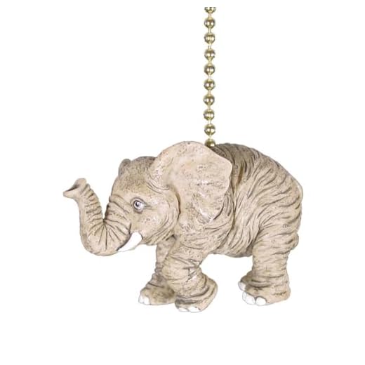 African Safari Elephant Nursery Porch Ceiling Fan Pull