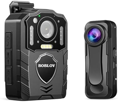 Body Camera BOBLOV W1 1080P - 128 GB, 100 Minuti Autonomia, Portatile - Per Sicurezza E Sport - Foto 10