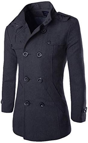stand collar peacoat