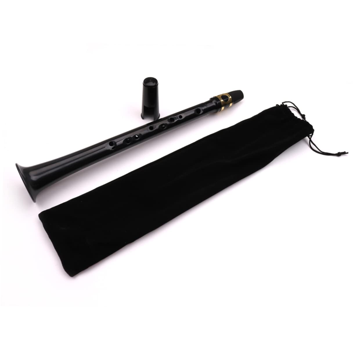 VICASKY 2pièces Saxophone De Poche Mini Saxophone Portable Noir Instrument à Vent Pour Créer Une Ambiance Musicale Partout Où Vous Allez