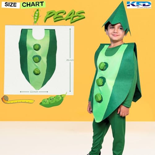 Image of Kaku Fancy Dresses Fruit and Vegetable Costume Paper Cutout with Cap For Kids | Healthy Food Costume For Boys & Girls (Tracksuit Not Included)