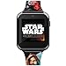 Accutime Kids Star Wars Black Educational Learning Touchscreen Smart Watch Toy for Boys, Girls - Selfie Cam, Alarm, Calculator & More (Model: STW4070AZ)