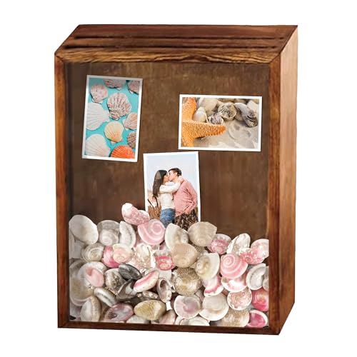 Custom Wedding Shadow Box Frame, Deep Large Display Wooden Cases