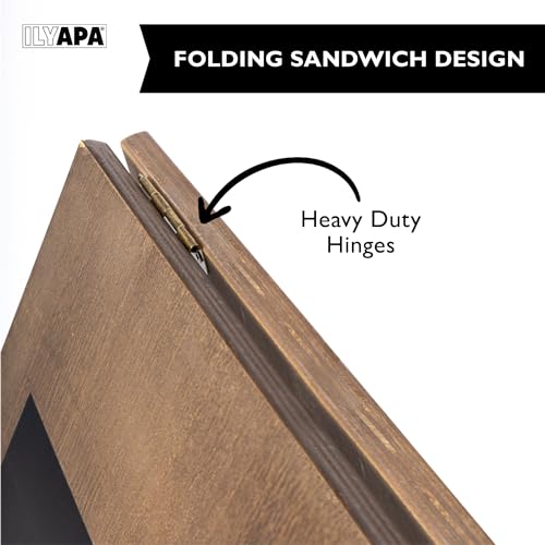 image for Ilyapa Solid Ply A-Frame Sidewalk Chalkboard Sign - 20 X 35 Inch Heavy