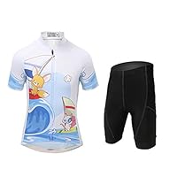 Algopix Similar Product 10 - FREE FISHER Unisex Kids Cycling Jersey