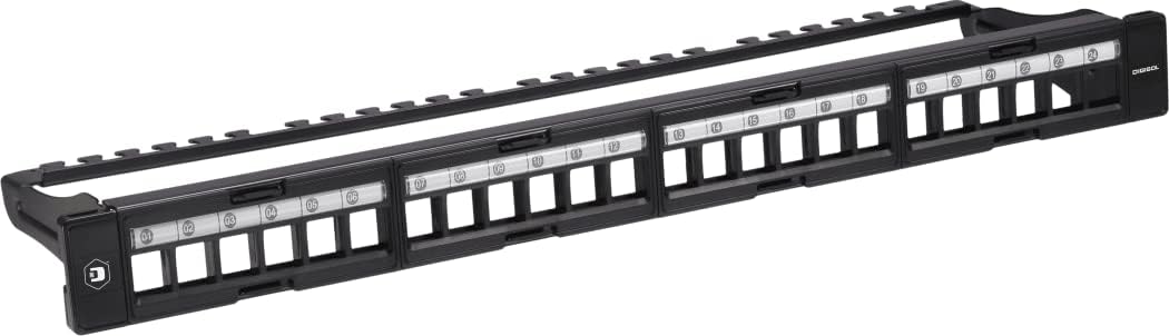 DIGISOL PATCH PANEL 24 PORT UTP UNLOADED W/O SHUTTER