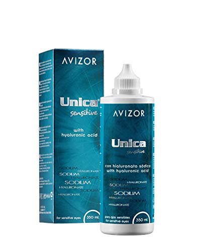 Solución combinada para lentes de contacto Avizor Unica Sensitive, 2 botellas de 350 ml