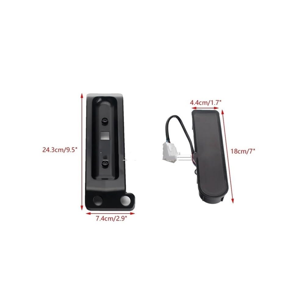 Freno Luces Brake Tail Light Lámpara Auxiliar Trasera para Motocicleta, luz LED con Relleno para alforja, para, para Touring FLHR FLHX FLHT FLTRX 14-20