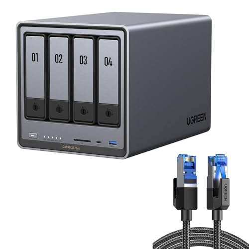 Amazon.co.jp: UGREEN NAS DXP4800 Plus 4-Bay NAS Bundle, 2M Mesh