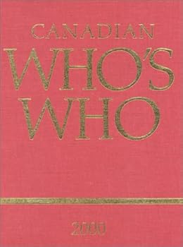Hardcover Canadian Who's Who: 2000 Book