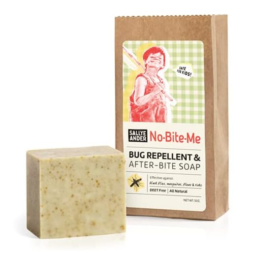 SALLYEANDER Sallye Ander No-Bite-Me Soap - Bug & Insect Repellent Soap - 1 Bar - Safe for Kids and Infants - Repels Mosquitoes, Black Flies, Fleas, and Ticks
