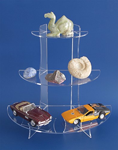 Preisvergleich Produktbild SAFE Pyramiden-Präsenter für Fossilien,Mineralien,Modellautos,Mode... Sammelfiguren,Fingerhüte und noch viel mehr