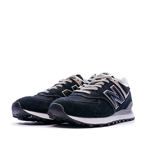 New Balance Hombre NB 574 Zapatillas, 0122 Egk Black, 43 EU