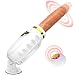 WeDol Automatic Sex Dildo Machine Heating Thrusting Dildo for Women Hands-Free Sex Fun with 8 Powerful Thrusting Actions 10 Vibration Modes Remote Control Realistic Vibrating Dildo Female Love Machine