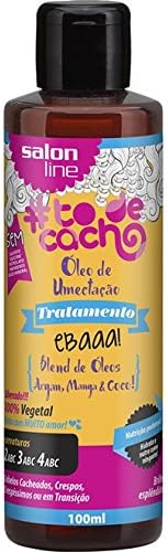 Linha Tratamento (#ToDeCacho) Salon Line - Oleo De Umectacao Ebaaa! Blend De Oleos De Argan, Coco E Manga! 100 Ml - ((#IHaveCurls - Moisturizing Oils Blend (Argan, Coconut And Mango) 3.38 Fl Oz)