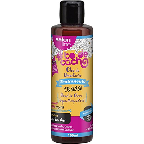 Linha Tratamento (#ToDeCacho) Salon Line - Oleo De Umectacao Ebaaa! Blend De Oleos De Argan, Coco E Manga! 100 Ml - ((#IHaveCurls - Moisturizing Oils Blend (Argan, Coconut And Mango) 3.38 Fl Oz)