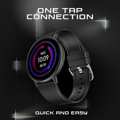 Image of Fire-Boltt Destiny Smartwatch- 1.39 inch Display, Silicon Straps, Bluetooth Calling, 123 Sports Modes, Voice Assistant, Health site, IP67 (Black)