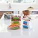 Sistema KLIP IT Accents Collection Food Storage Containers Set, 36 Piece, Assorted Colors