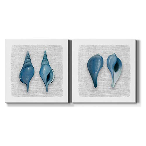 Renditions Gallery By the Sea Front I Wall Art, Premium Gallery Wrapped Canvas Decor, Ready to Hang, 10 in H x 10 in W, Made in America Print