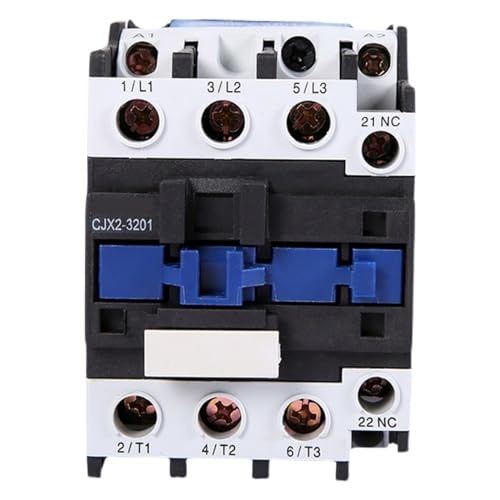 Contactor magnético AC CJX2-3210 de 32A y bobina de 220V para control de motores eléctricos