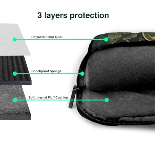 Bolso vintage para laptop 15.6 pulg impermeable miniatura 5