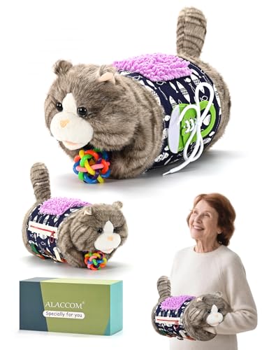 Fidget Blanket and Muff Cat for Adults with Dementia, Alzheimers