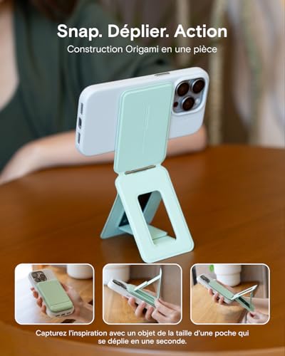 Support Téléphone Portable Multifonctionnel Réglable Magsafe pour Meeting