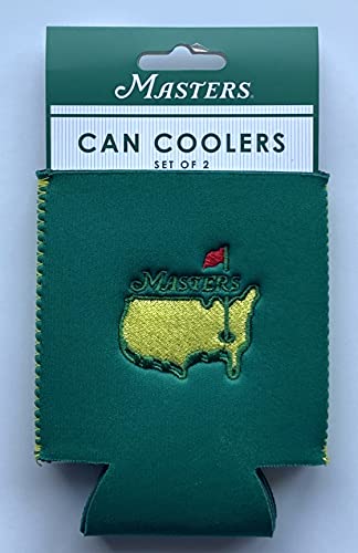 Masters can coolers coozie green set of 2 augusta national golf new 2021 masters pga
