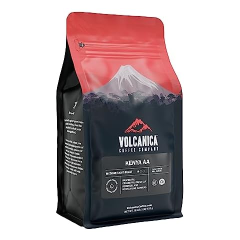 Kenya AA Coffee, 100% Pure, Whole Bean, Fresh Roasted, Kosher, 16-ounce Cover