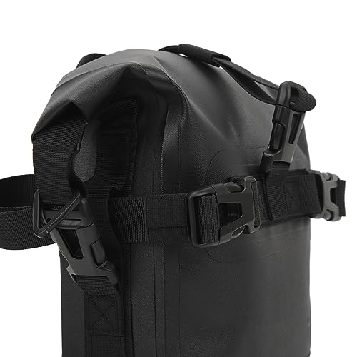 Bolsa lateral universal para barra de choque de motocicleta de 4L con liberación rápida, bolsa trasera para motocicleta para viajes, color negro miniatura 7