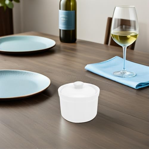 Marmites en céramique blanche Uonlytech bol à soupe porcelaine micro-ondes
