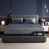 Marsail 12″ Queen Mattress, Medium Firm Plus Memory Foam...
