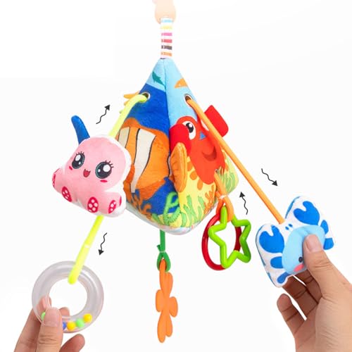 Mobile bébé multiusage et cloches de lit pour stimulation visuelle - 5