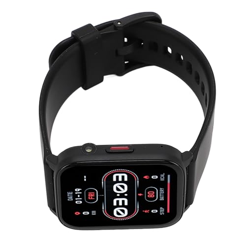 Sxhlseller IP68 Wasserfeste Smartwatch 1, 83″ HD | Fitness- Tracker 100+ Sportmodi Taschenlampenmusik für Männer Frauen (Black)-9