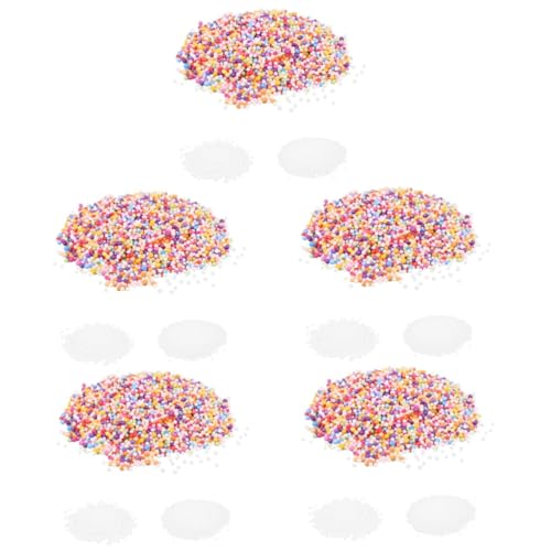 LALAFINA 3 Pack Micro Foam Beads Stuffed Animal Filler Decorative Mini Foam Balls Doll Stuffed Material