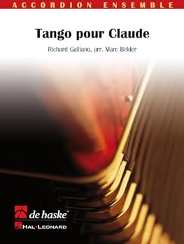 Paperback Tango Pour Claude: Accordion Ensemble Score and Parts Book