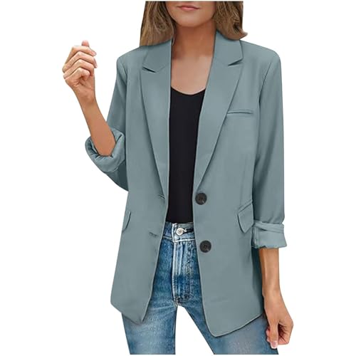 Manteau Business Casual Coupe Tailleur Veste Manches Longues à Col Revers Premium