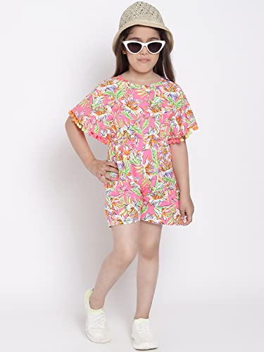 Image of Nautinati Girls Strappy Colourful Jumpsuit | Age 4-8 Years