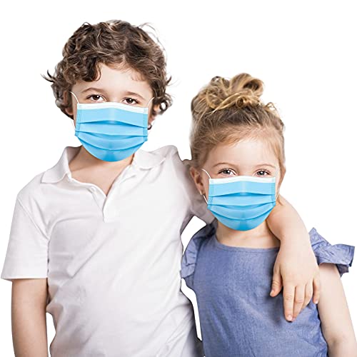 Generic 50 Pack Blue Kids Disposable Face Mask thumb #1