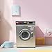 LOGOFUN 2Pcs Dollhouse Washing Machines 1:24 Scale Miniature Washer Dryer Model Laundry Cloth Washer Furniture Dollhouse Decoration Accessories - 2.09X1.39X1.10in