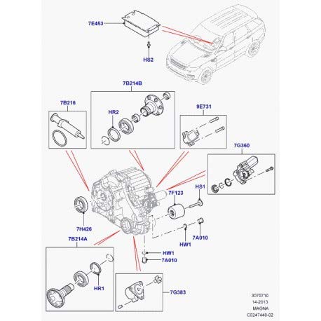 Genuine LAND ROVER TRANSFER CASE INPUT SHAFT SEAL RANGE ROVER SPORT LR3 LR4 RANGE ROVER IZB500030