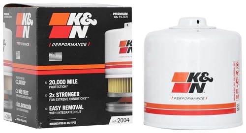 Filtro de aceite K&N HP-2004 para coche: evita el desgaste prematuro y protege tu motor