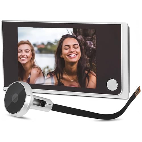 VIFERR Mirilla para puerta de 3,5 pulgadas, con ángulo de visión de 120 grados, con sensor OV HD para seguridad en el hogar