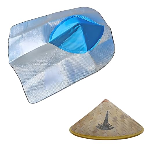 Chapeau de pluie à large bord imperméable et cape de protection nuque - 3