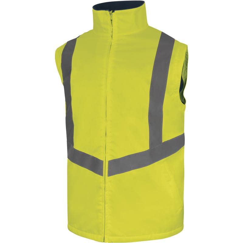 DELTA PLUS PARKA 5 EN 1 ALTA VISIBILIDAD POLIÉSTER OXFORD RECUBRIDO PU AMARILLO FLUO - OPTI3JM-46/48 (S)