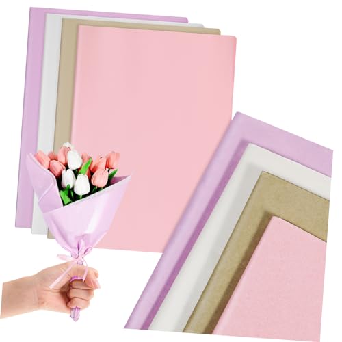 Papier pour papier cadeau Gadpiparty : 80 feuilles pour bouquets de fleurs