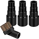 oumuik Staubsauger Adapter-Schlauchadapter universal Reduzierung Staubsaugeradapterset für z.B: Bosch, Makita, Kärcher (4 Stück--vier Stockwerke)