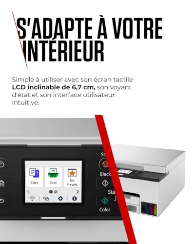 Canon MAXIFY GX1050 Imprimante Jet d'encre à Réservoir | WiFi | Bureau