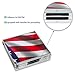 8' Folding Beer Pong Table with Bottle Opener, Ball Rack and 6 Pong Balls - American Flag Design - By Red Cup Pong