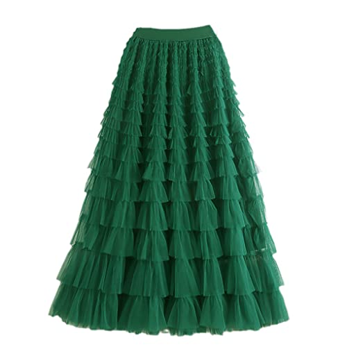 Jupe longue en tulle pour femme Dninmim EN8 taille unique